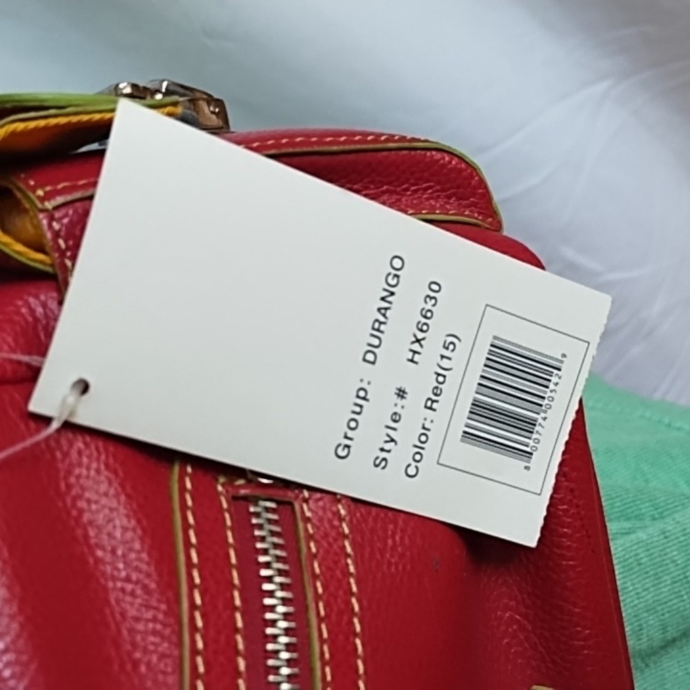 Hype Red Leather Shoulder Bag - Picture 9 of 13